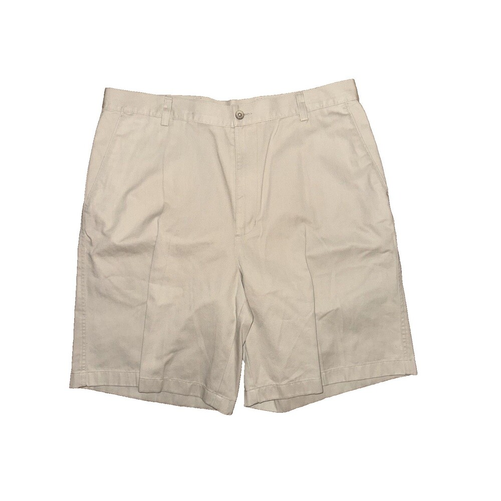 Greg Norman Mens Size 34 Waist Tan Golf Shorts 9" Inseam